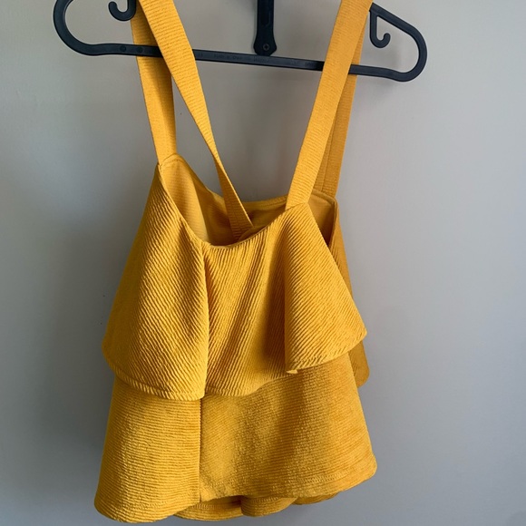 Texture and Thread Tiered Tank - Picture 2 of 4